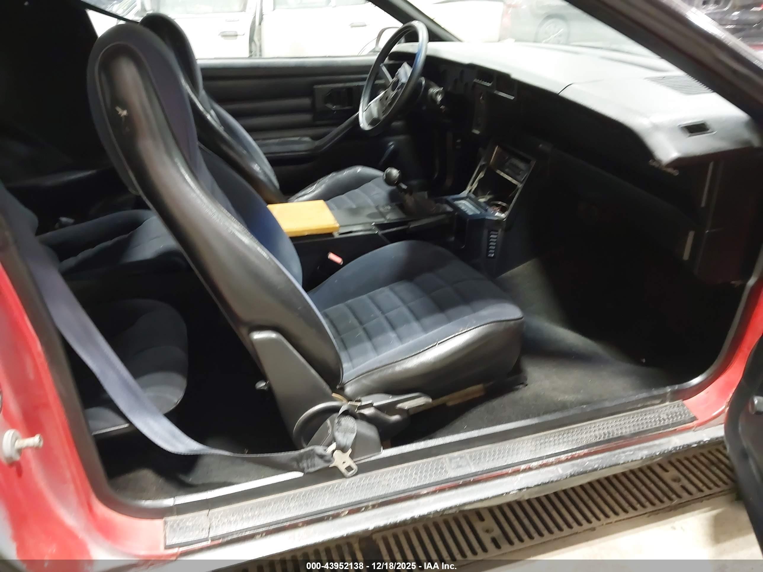 1986 Chevrolet Camaro   Black vin: 1G1FP87S5GL115609
