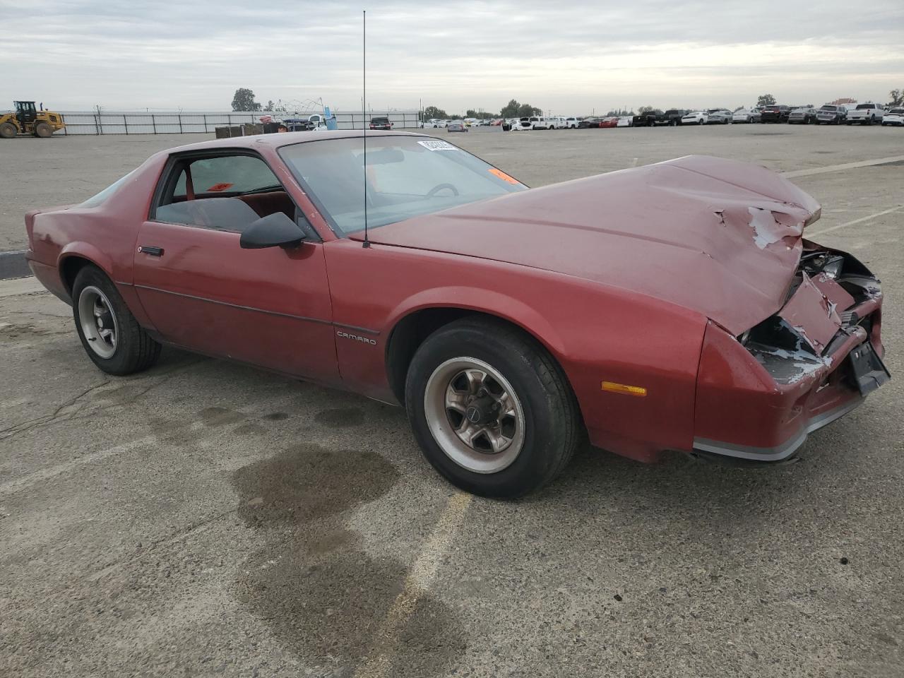 1986 Chevrolet Camaro Maroon vin: 1G1FP87S5GL202801