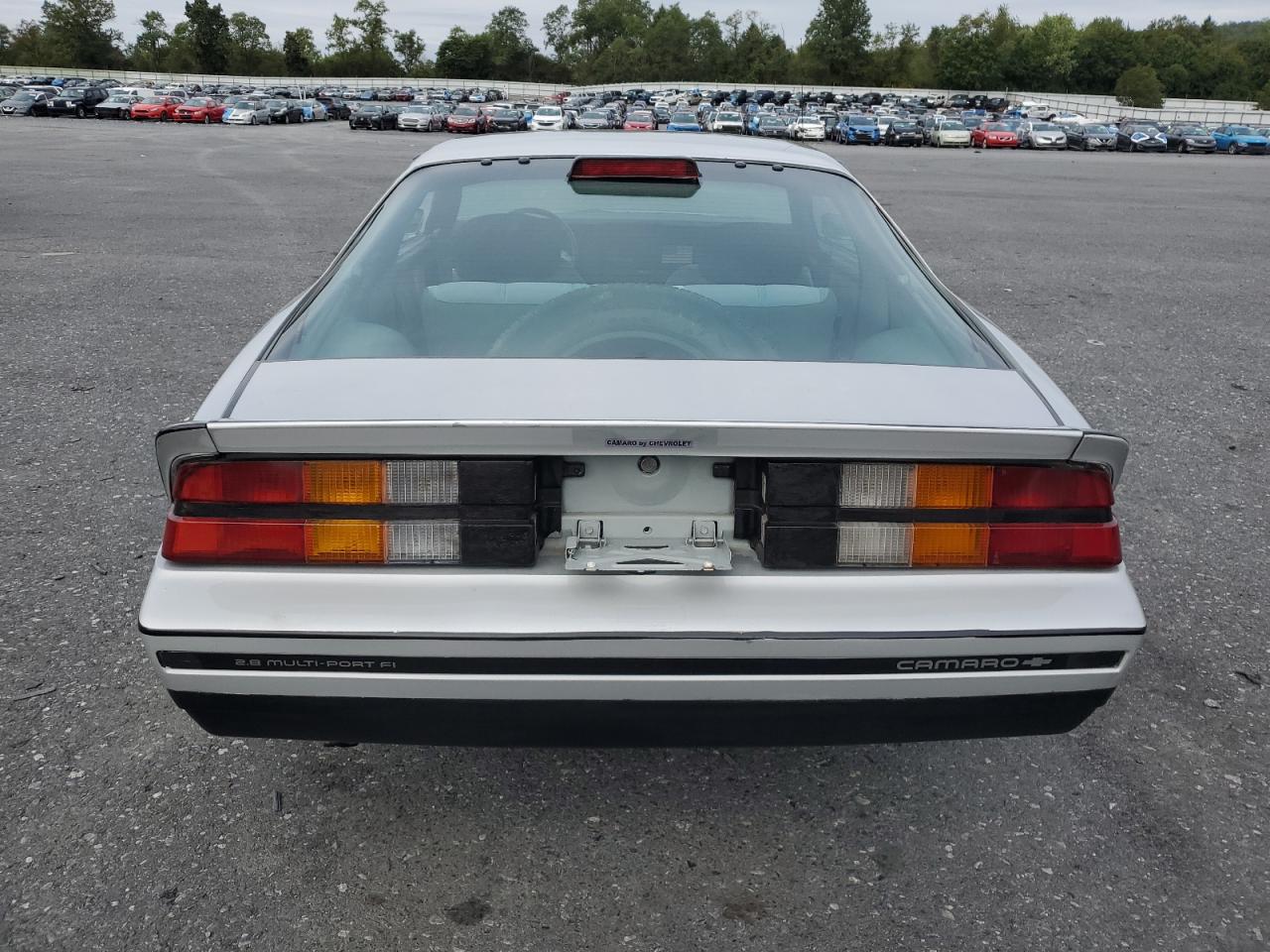 1986 Chevrolet Camaro Silver vin: 1G1FP87S6GN109967