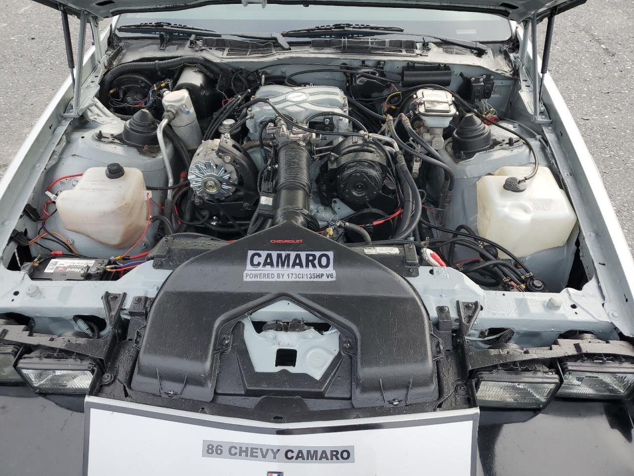 1986 Chevrolet Camaro Silver vin: 1G1FP87S6GN109967