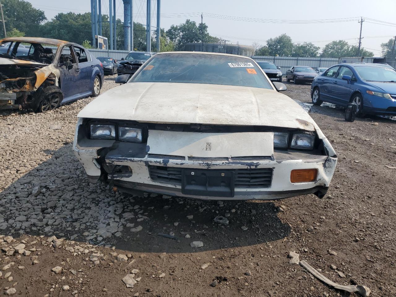 1986 Chevrolet Camaro White vin: 1G1FP87S7GL201018