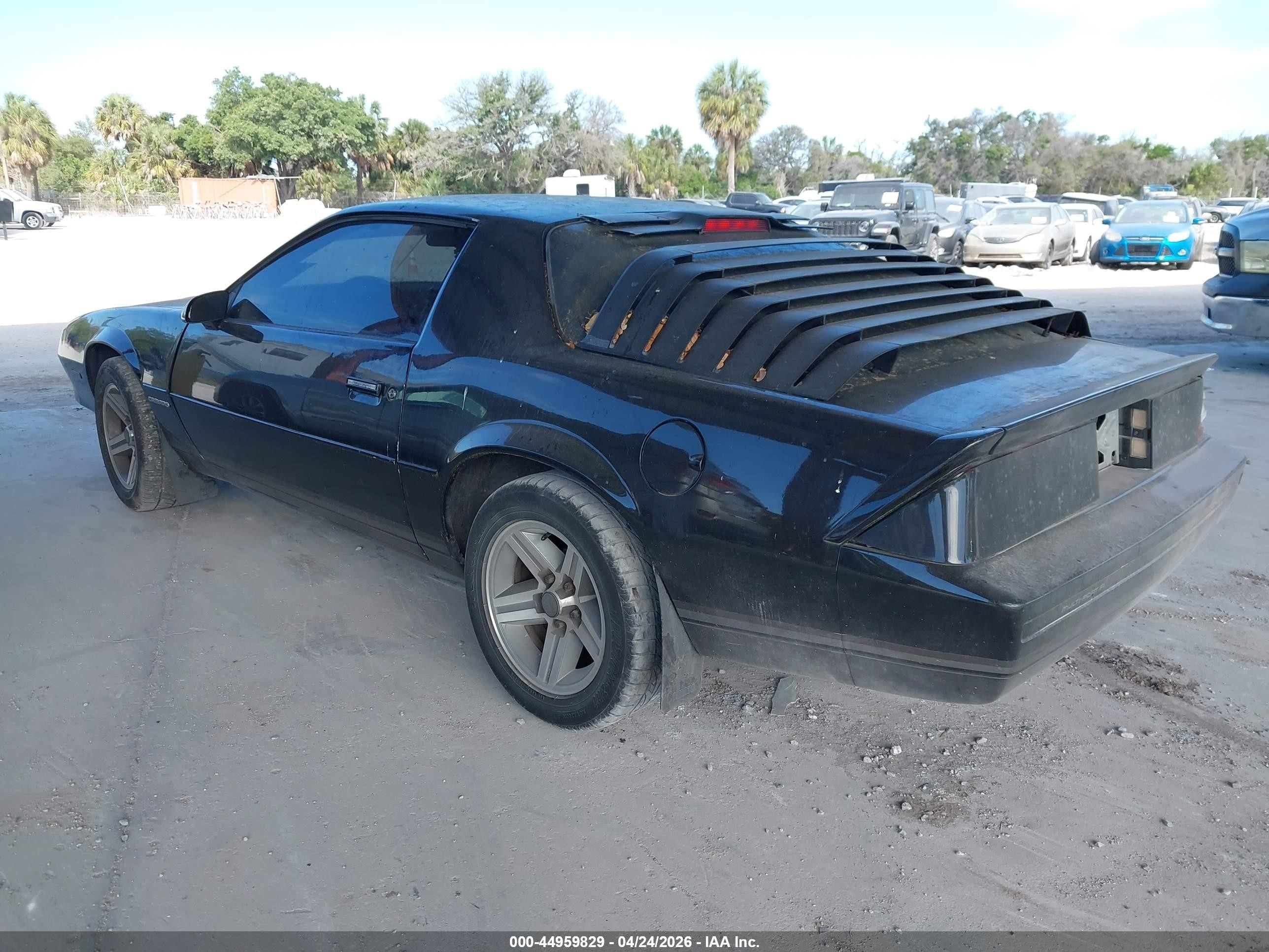 1986 Chevrolet Camaro   Black vin: 1G1FP87S8GL113529