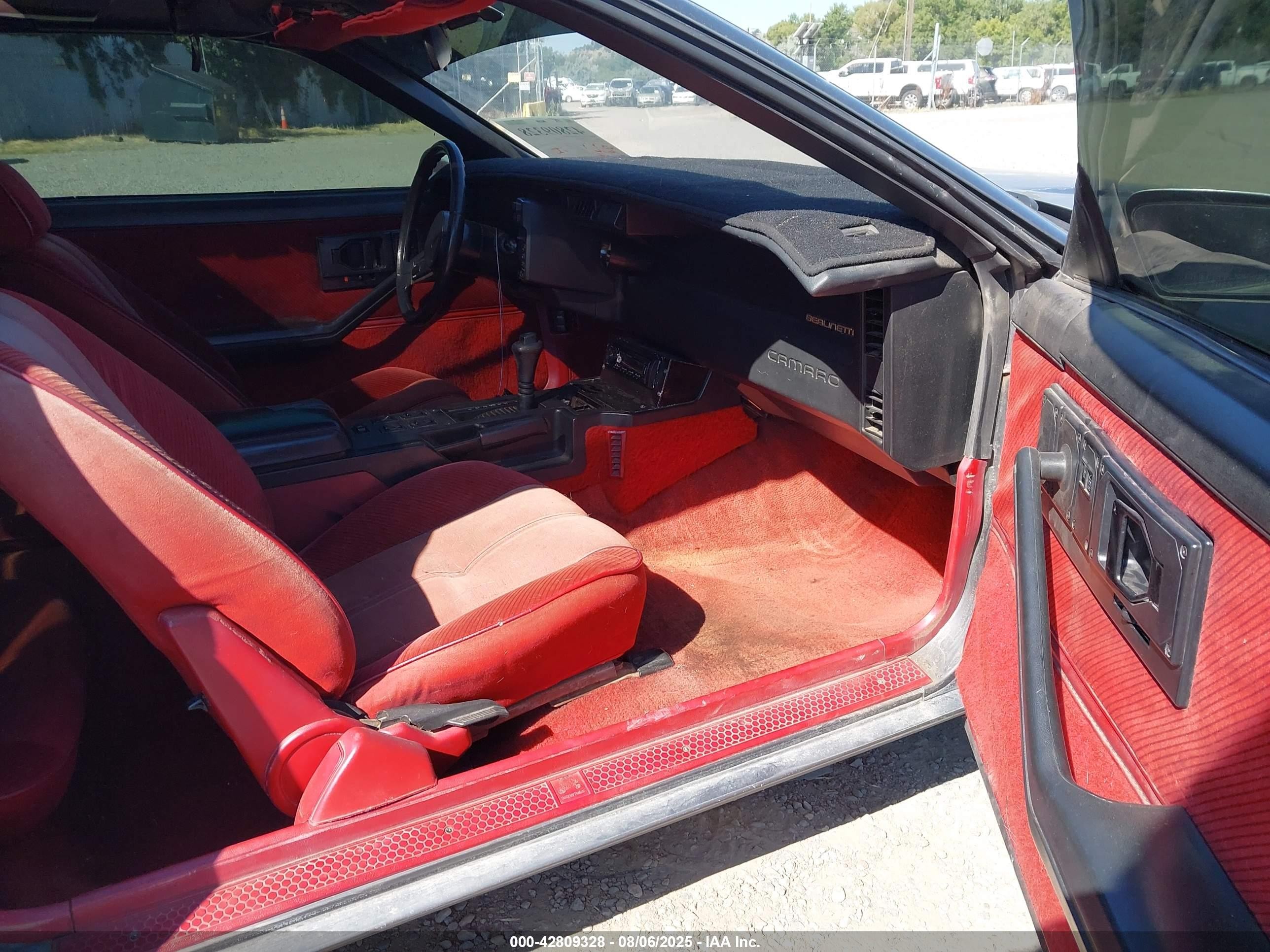 1986 Chevrolet Camaro Berlinetta Gray vin: 1G1FS87H1GL139148