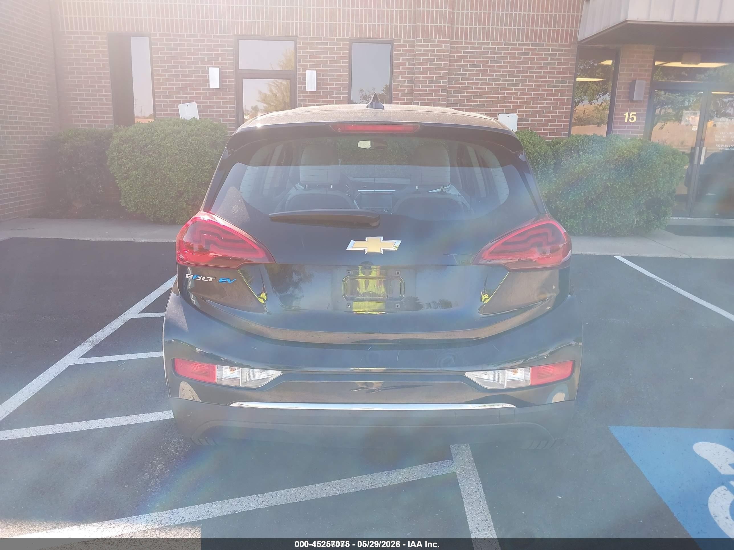 2018 Chevrolet Bolt Ev Lt Black vin: 1G1FW6S07J4124763