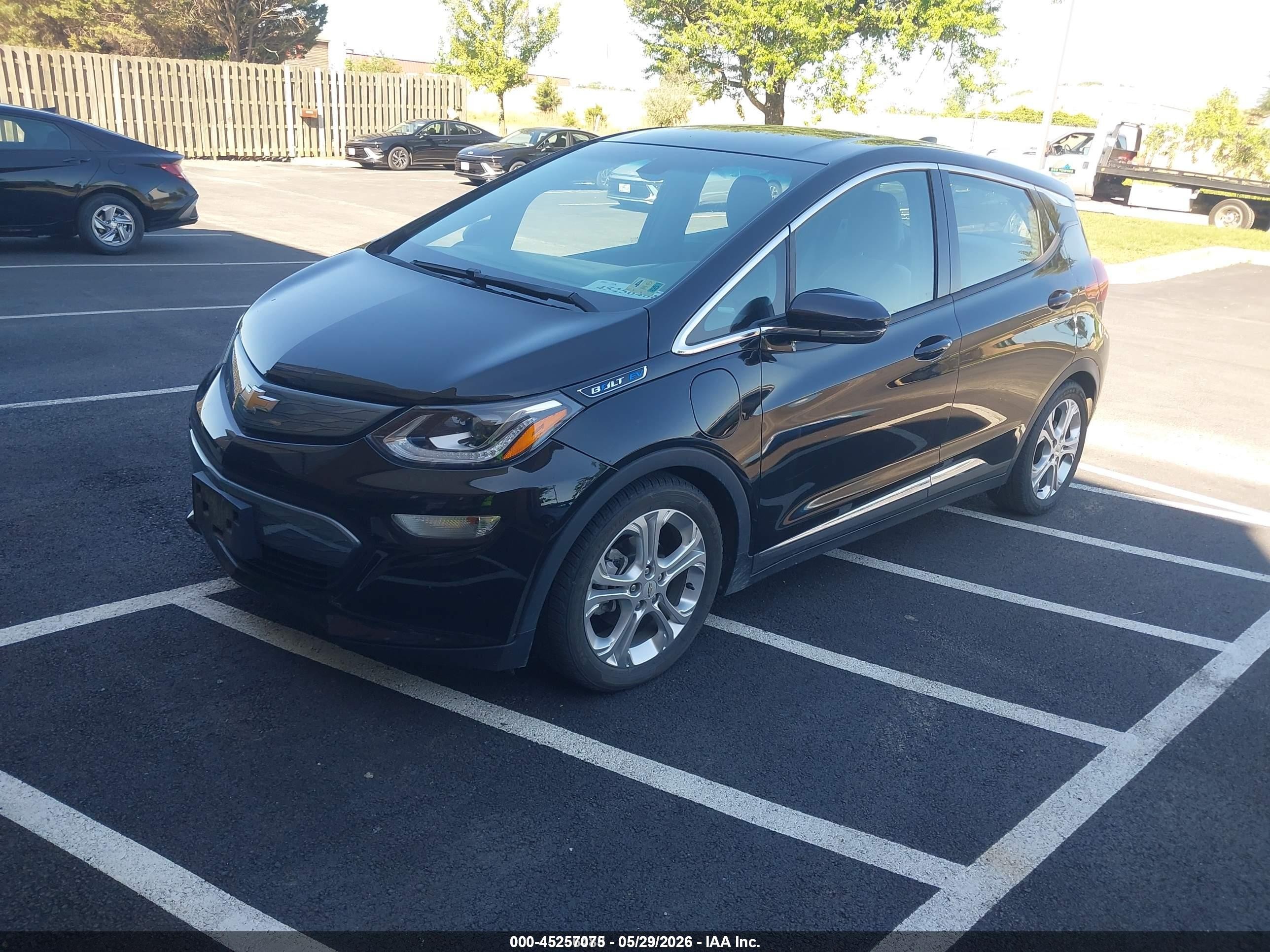 2018 Chevrolet Bolt Ev Lt Black vin: 1G1FW6S07J4124763