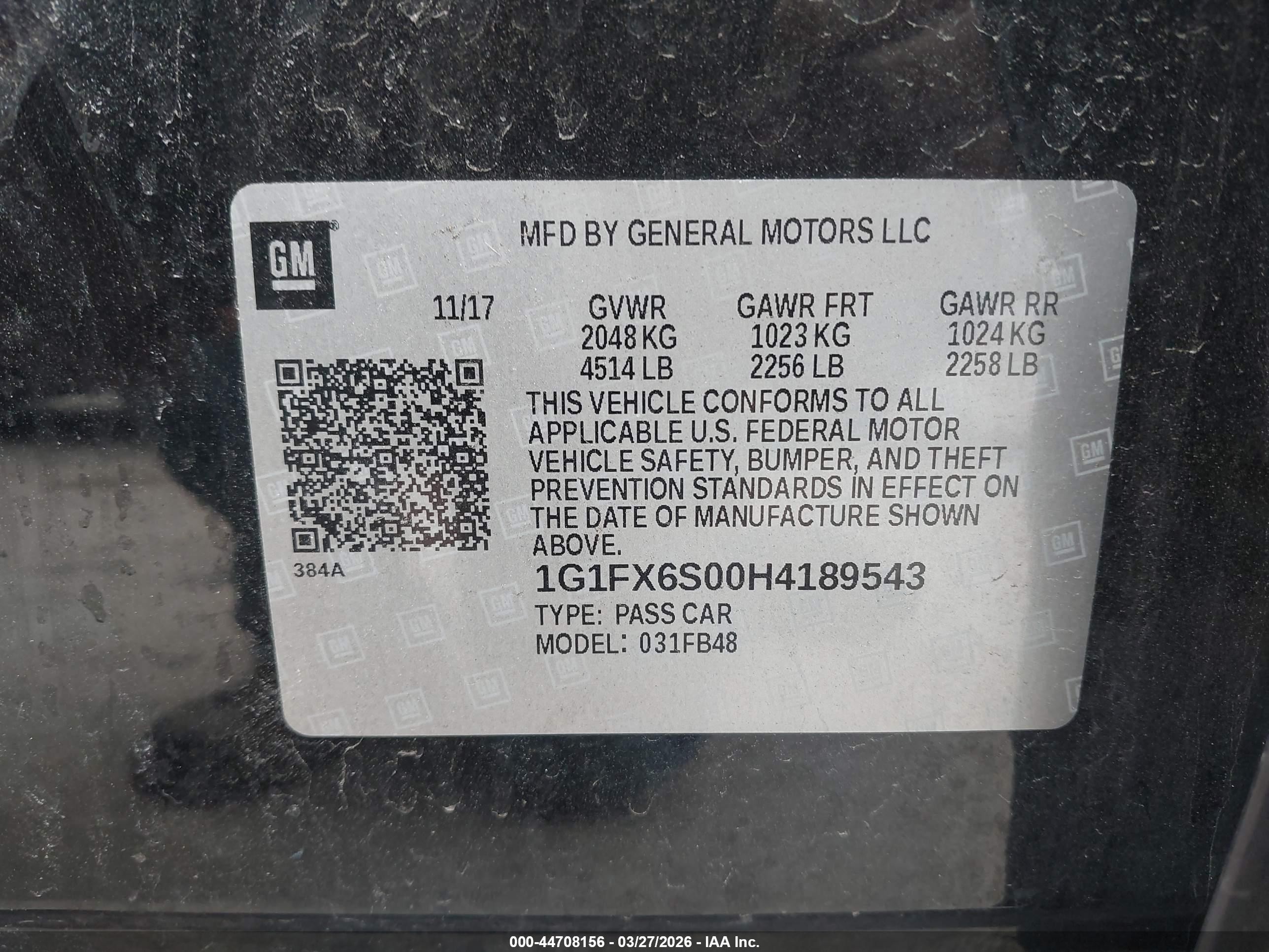 2017 Chevrolet Bolt Ev Premier Черный vin: 1G1FX6S00H4189543