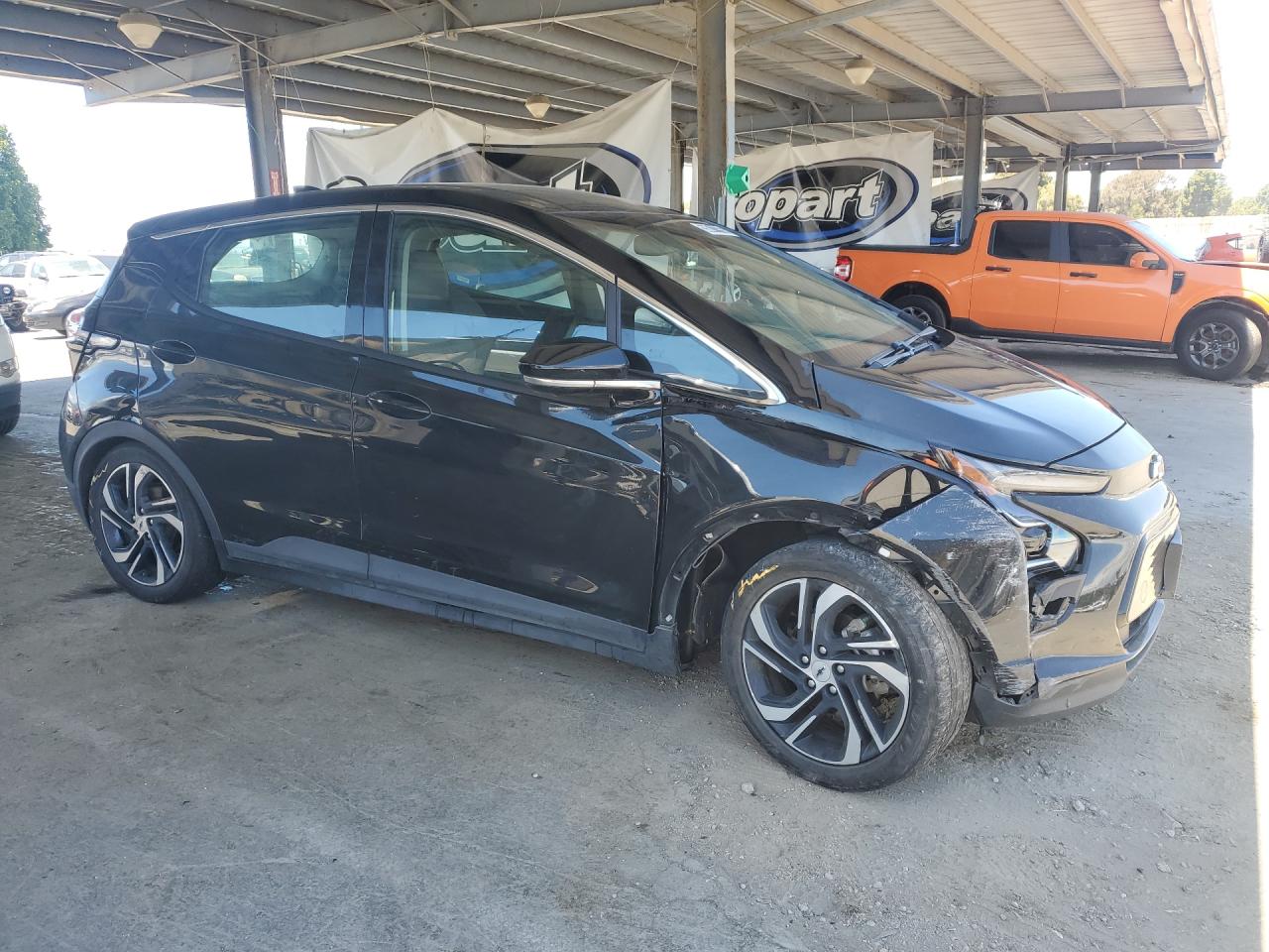 2023 Chevrolet Bolt Ev 2lt Black vin: 1G1FX6S00P4137540 Damage: Right Front Door, Dent(S) W/ Paint Dmg, > 12 Inches