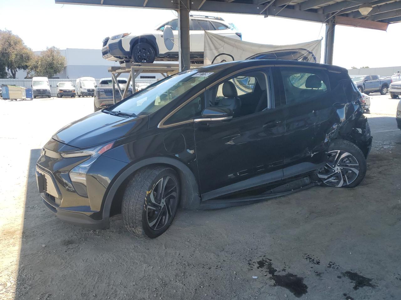 2023 Chevrolet Bolt Ev 2lt Black vin: 1G1FX6S00P4137540 Damage: Left Rear Door, Severe Damage, Replacement Required