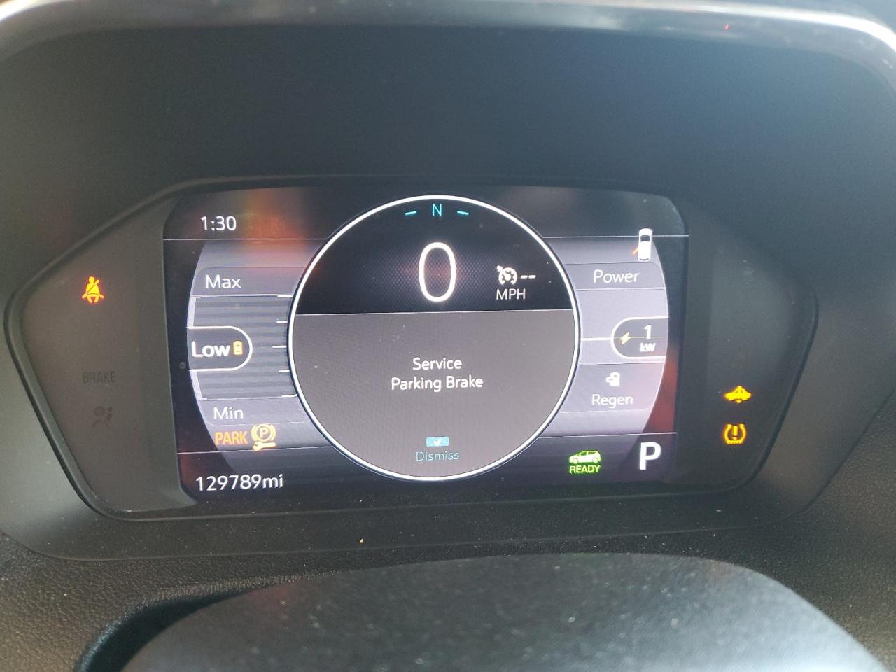 2023 Chevrolet Bolt Ev 2lt Black vin: 1G1FX6S00P4137540 Damage: Warning Light - Brakes, On, Unacceptable