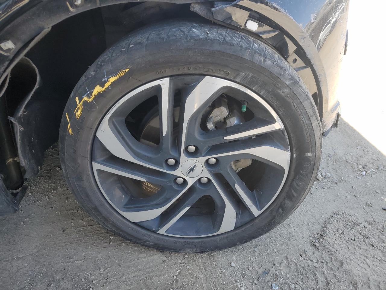 2023 Chevrolet Bolt Ev 2lt Black vin: 1G1FX6S00P4137540 Damage: Right Front Wheel, Curb Rash, > 12 Inches