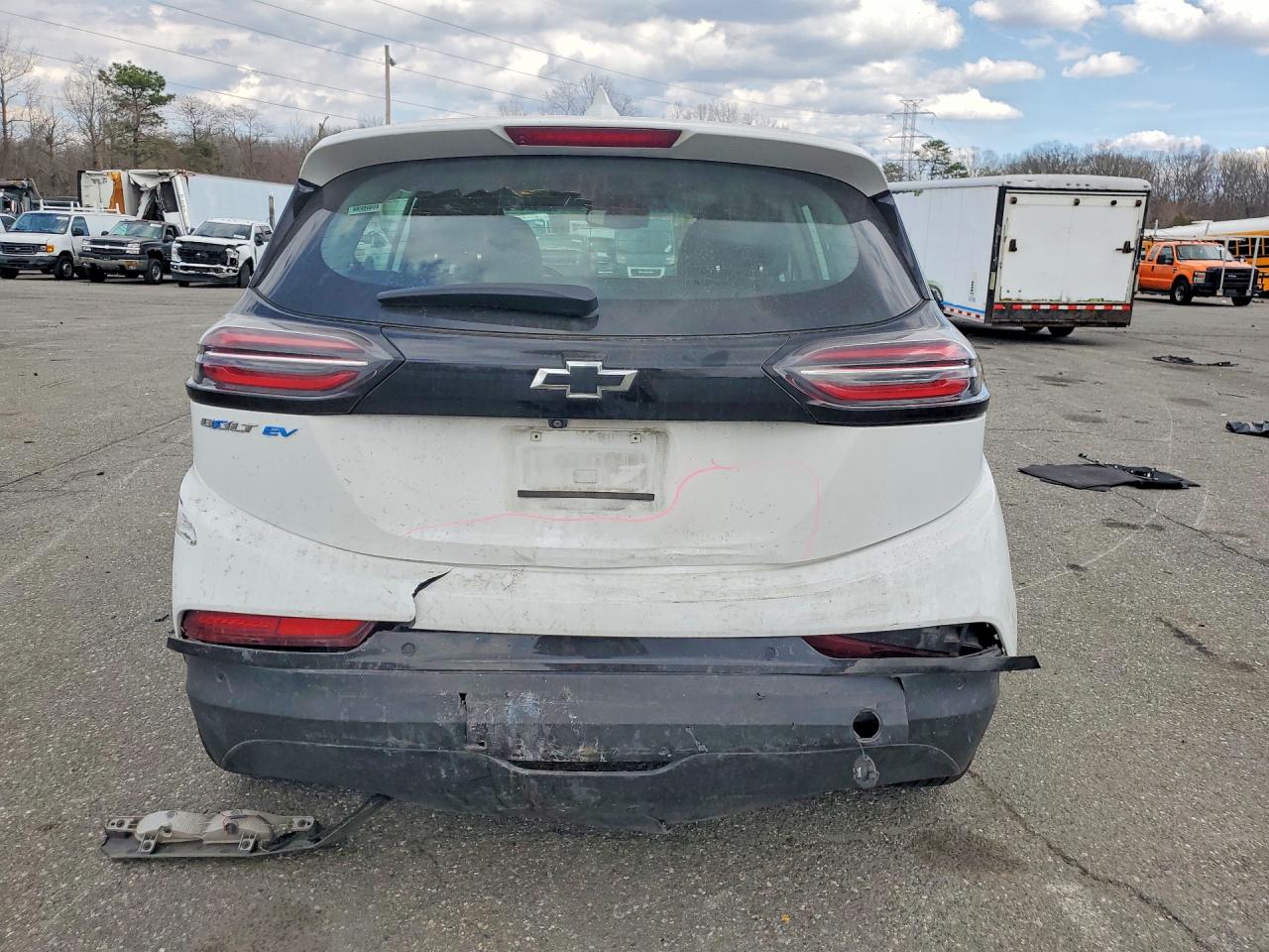 2023 Chevrolet Bolt Ev 2lt White vin: 1G1FX6S02P4189719