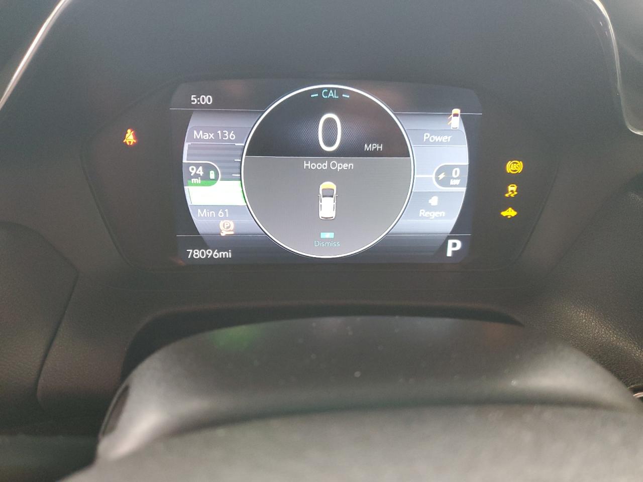 2023 Chevrolet Bolt Ev 2lt Silver vin: 1G1FX6S09P4172660 Damage: Warning Light - Abs, On, Unacceptable