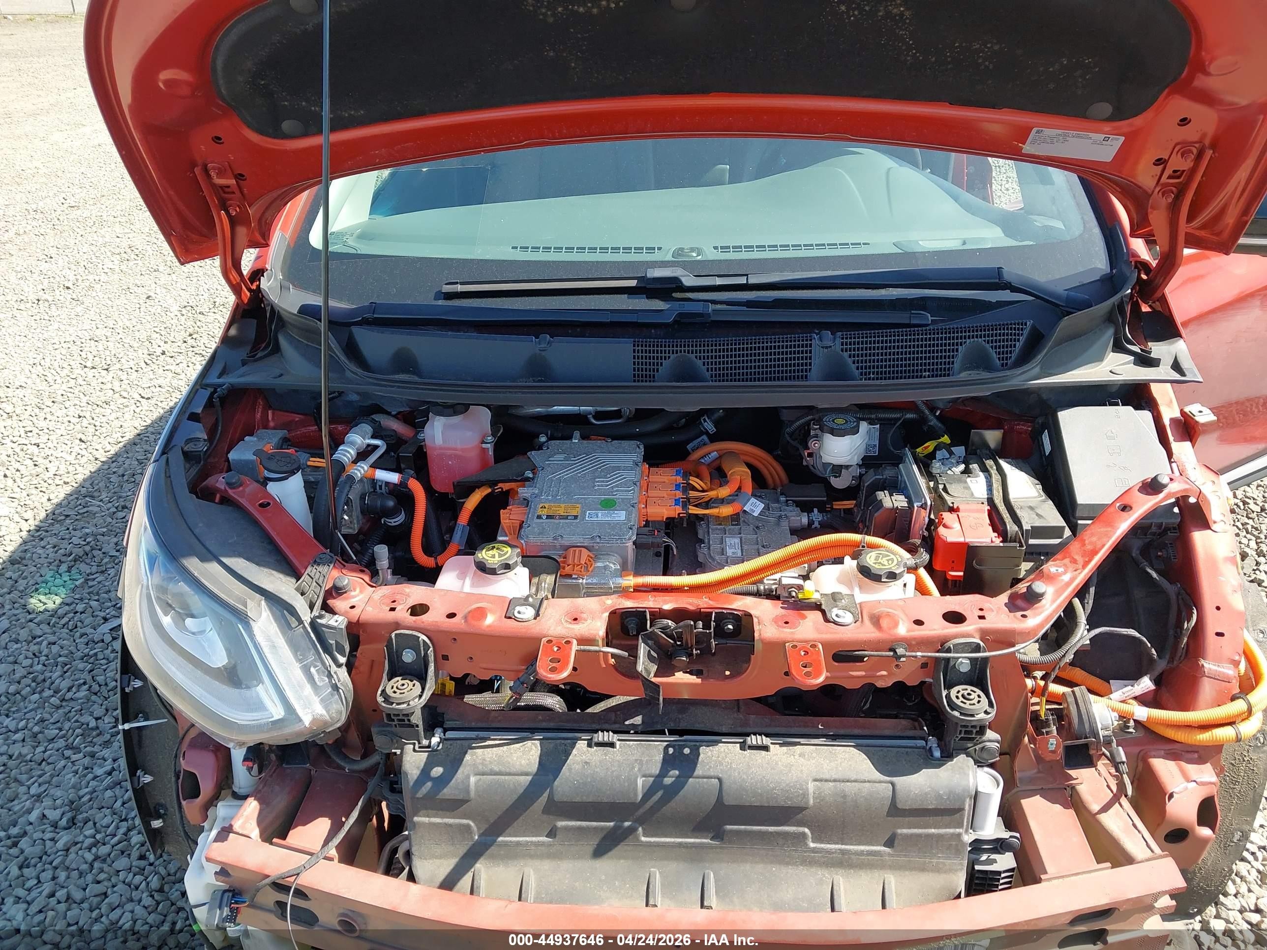 2020 Chevrolet Bolt Ev Fwd Premier Orange vin: 1G1FZ6S06L4127180