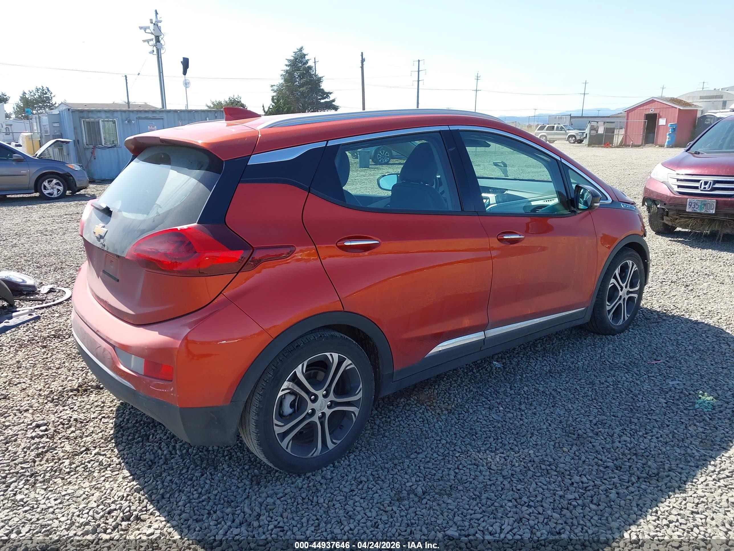 2020 Chevrolet Bolt Ev Fwd Premier Orange vin: 1G1FZ6S06L4127180