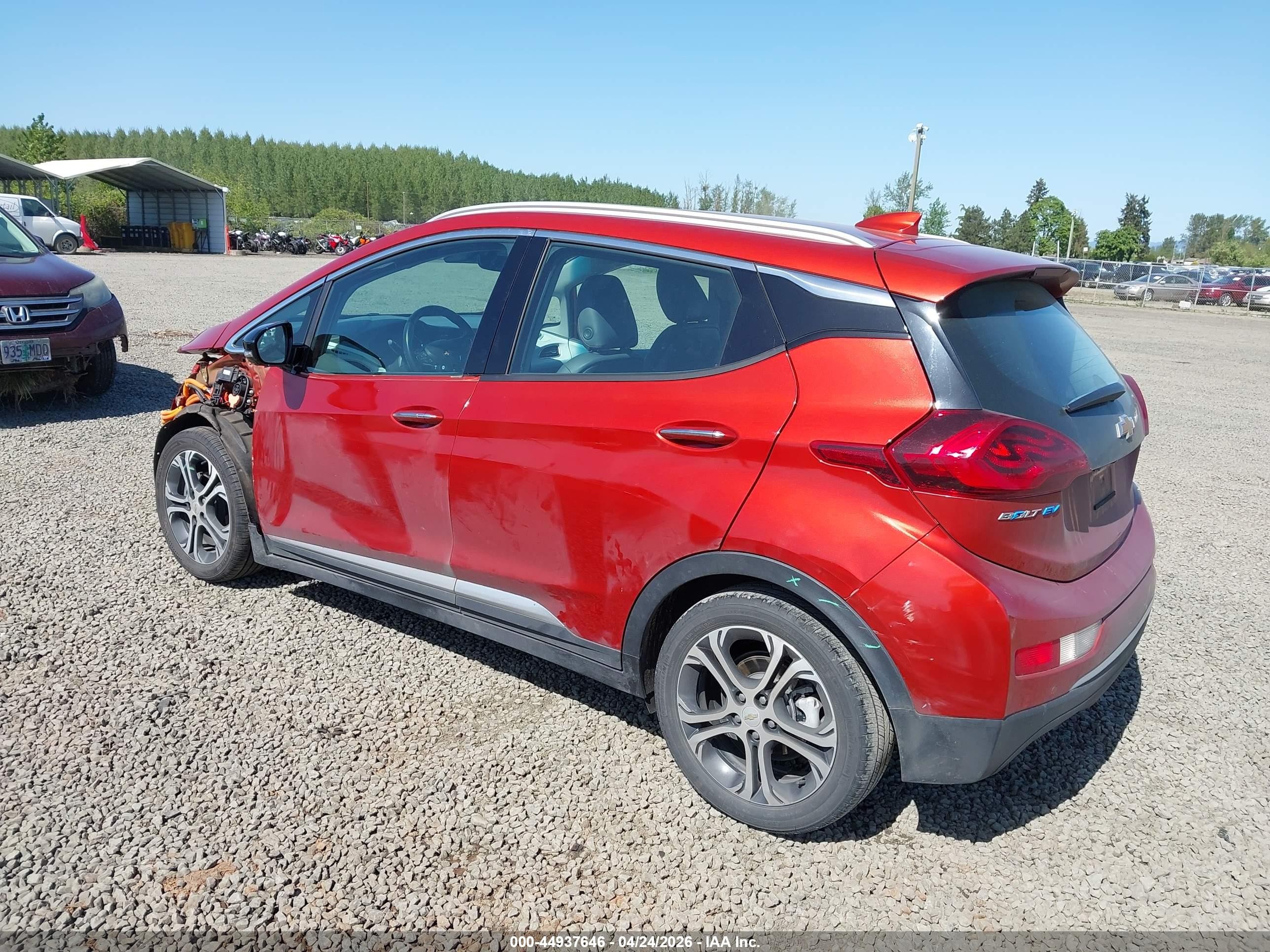 2020 Chevrolet Bolt Ev Fwd Premier Orange vin: 1G1FZ6S06L4127180