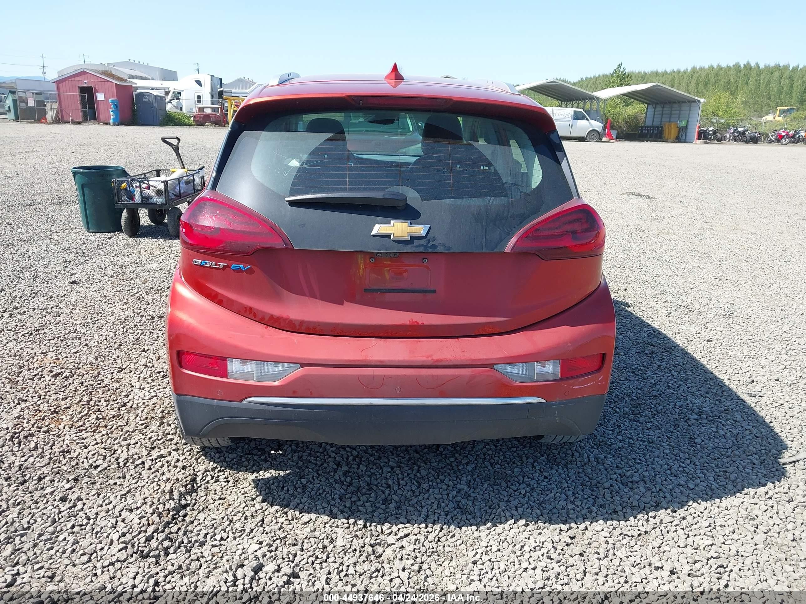 2020 Chevrolet Bolt Ev Fwd Premier Orange vin: 1G1FZ6S06L4127180