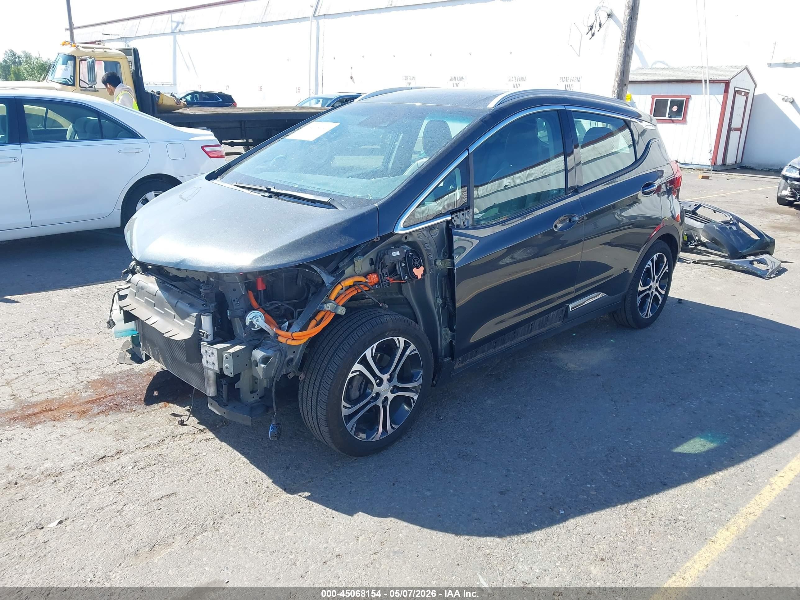2019 Chevrolet Bolt Ev Premier Серый vin: 1G1FZ6S07K4108233
