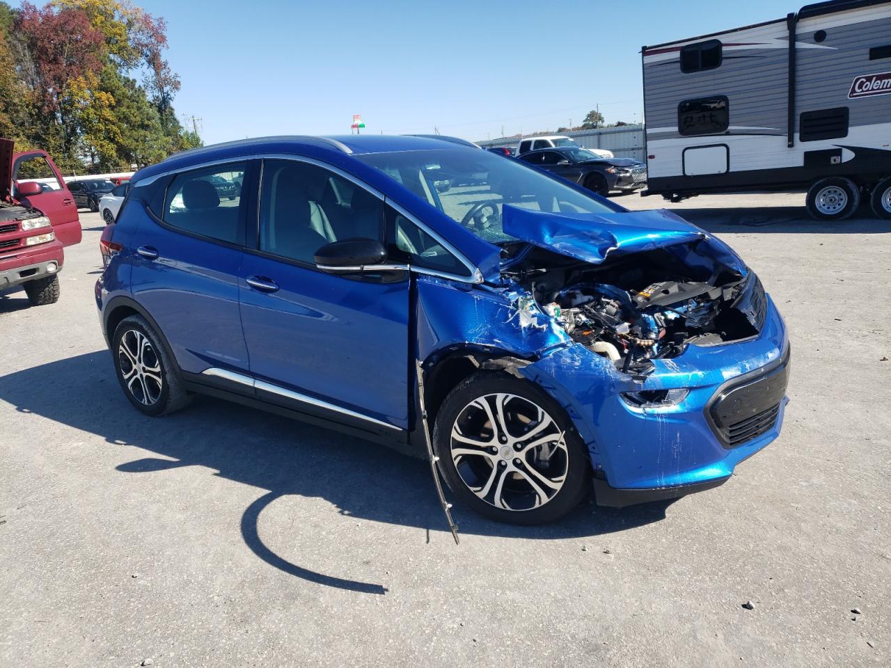 2021 Chevrolet Bolt Ev Premier Синий vin: 1G1FZ6S0XM4101814