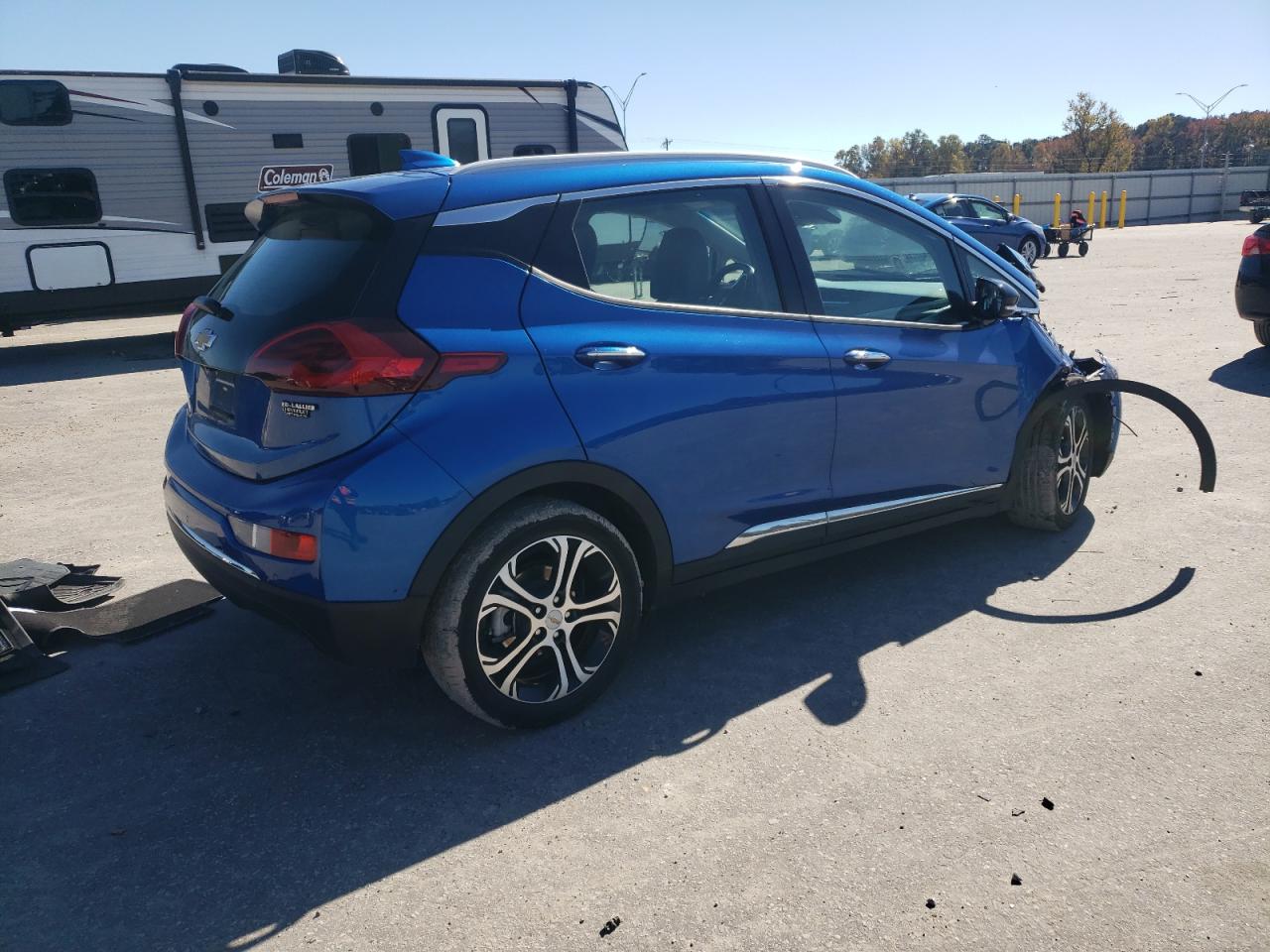 2021 Chevrolet Bolt Ev Premier Синий vin: 1G1FZ6S0XM4101814