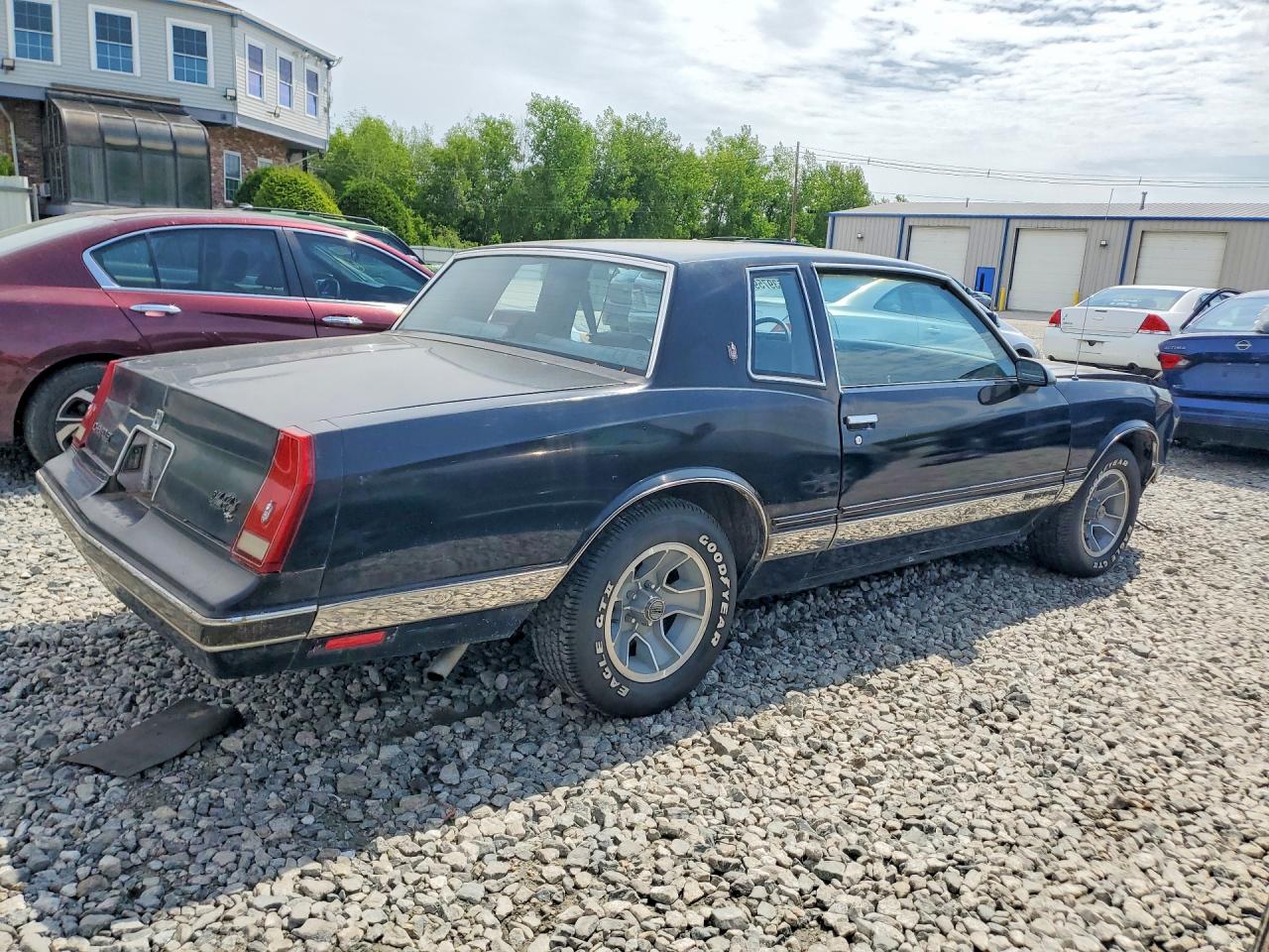 1987 Chevrolet Monte Carlo Black vin: 1G1GZ11ZXHP136137