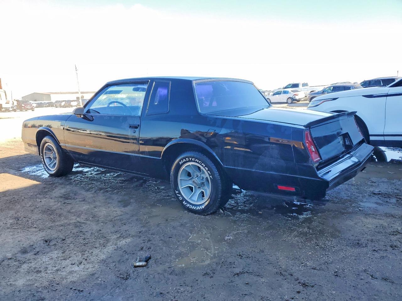 1986 Chevrolet Monte Carlo Black vin: 1G1GZ37G3GR144407