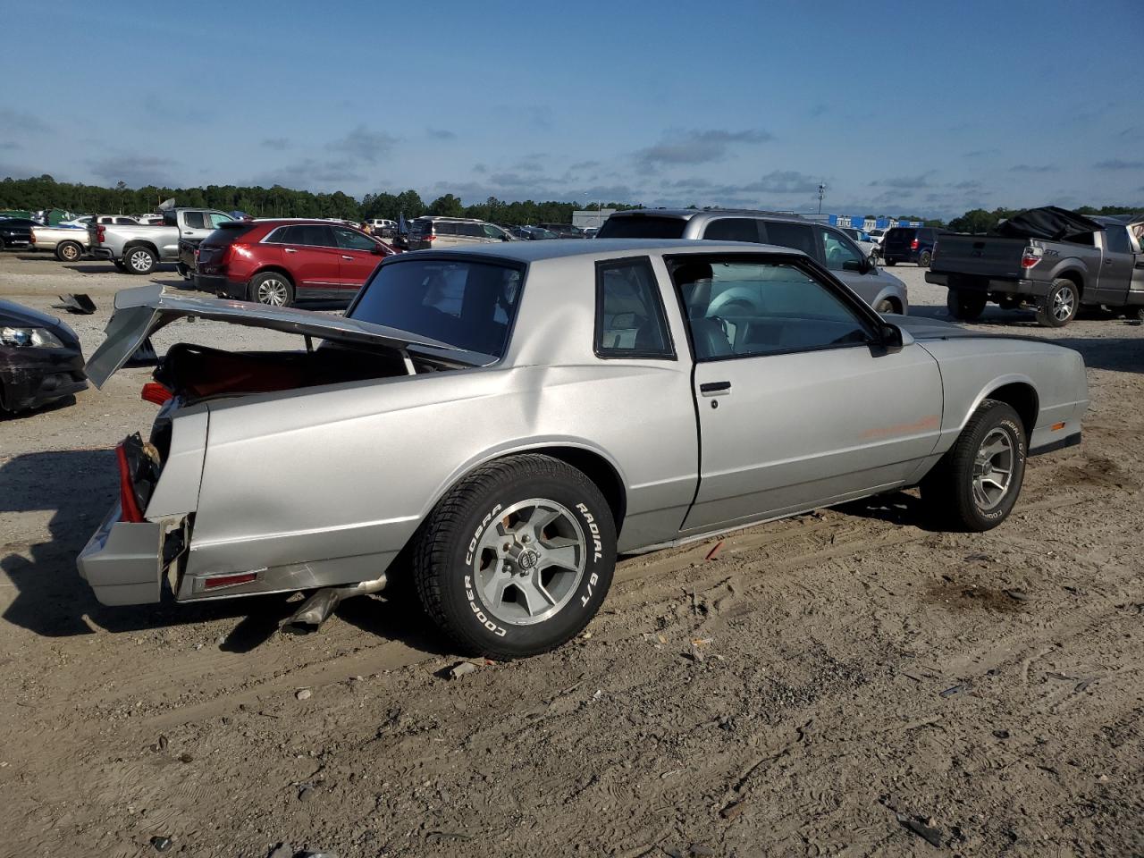 1986 Chevrolet Monte Carlo Silver vin: 1G1GZ37G3GR169310