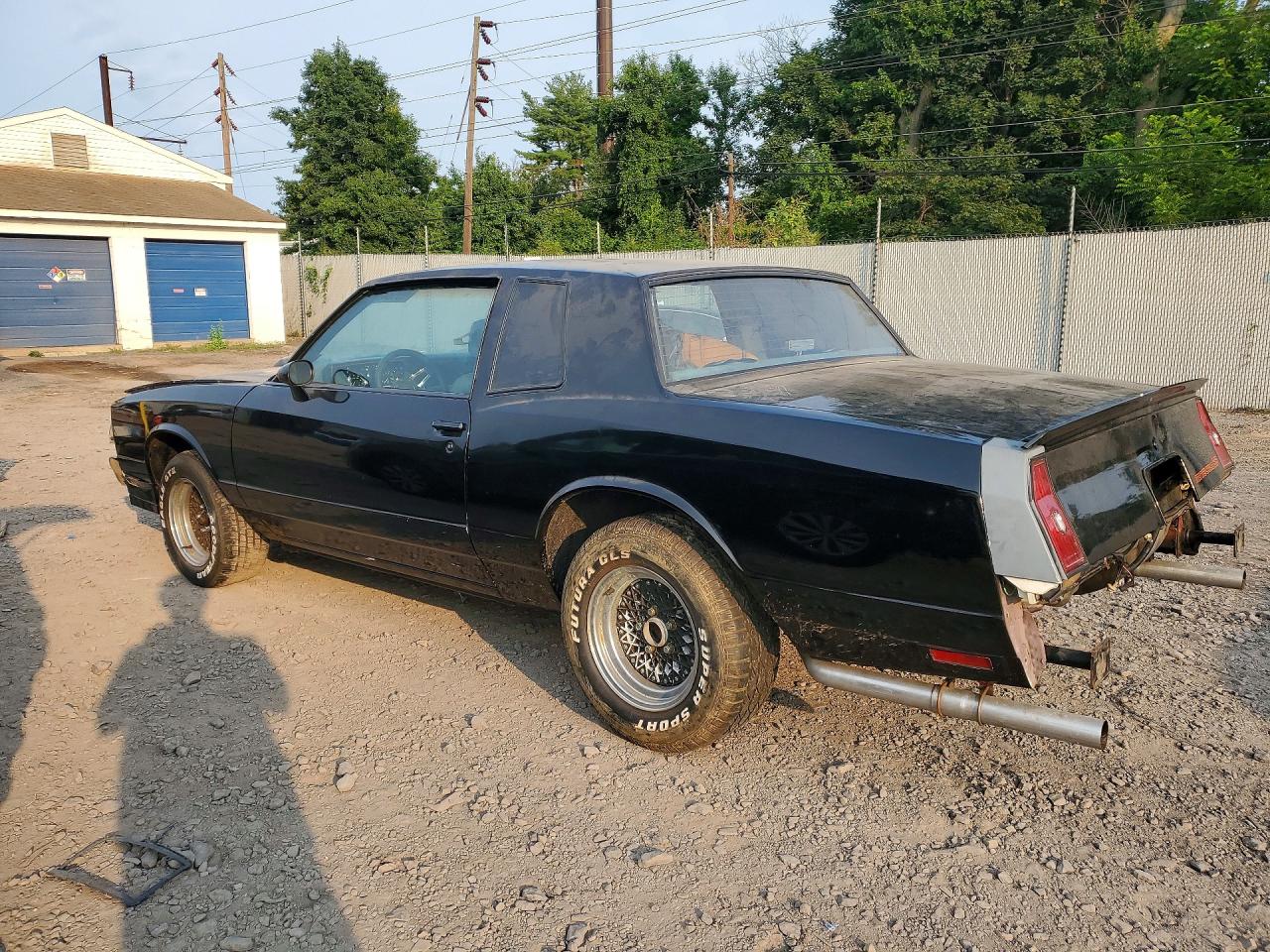 1985 Chevrolet Monte Carlo Black vin: 1G1GZ37G4FR126772