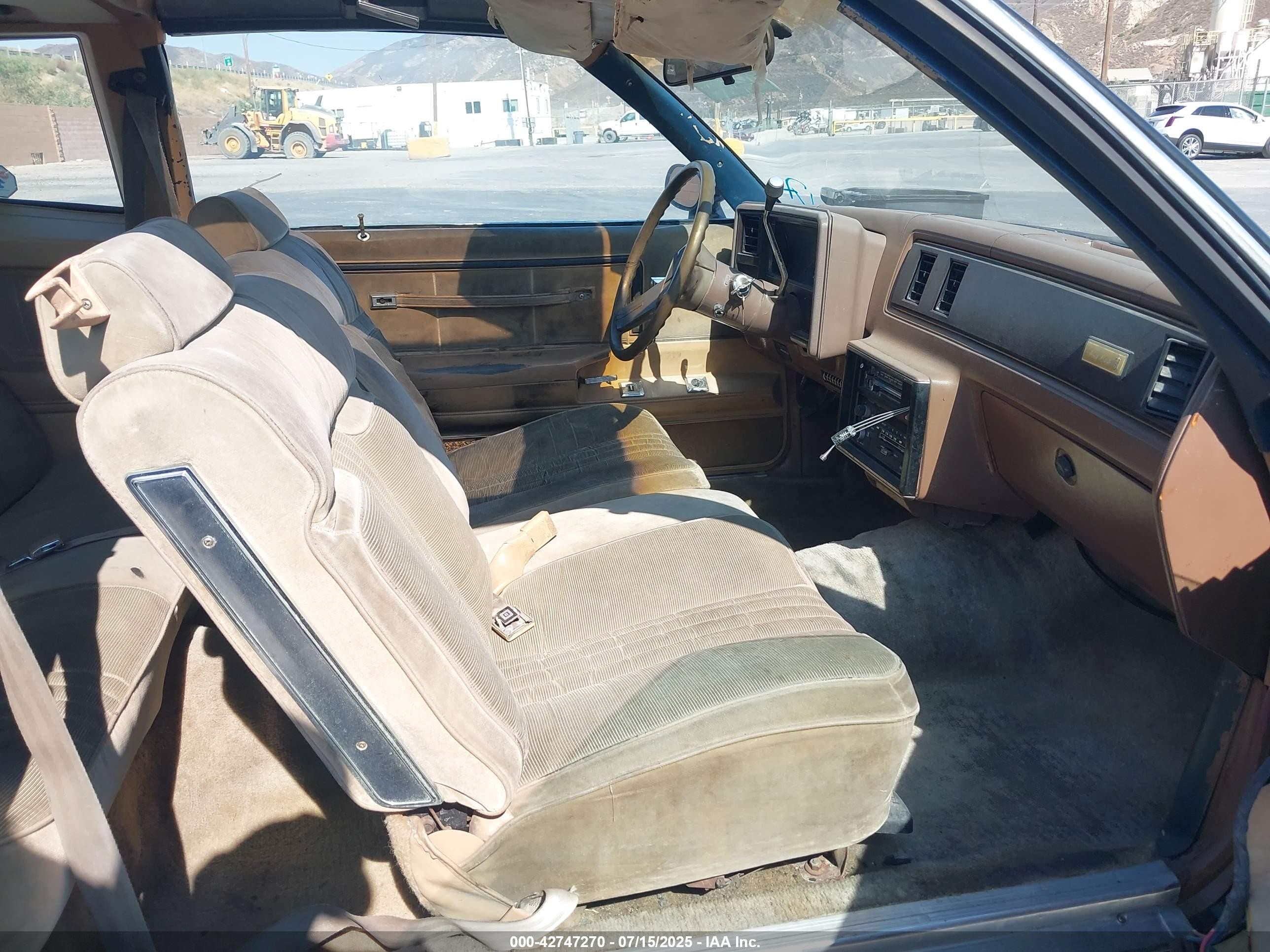 1986 Chevrolet Monte Carlo   Black vin: 1G1GZ37H7GR117672