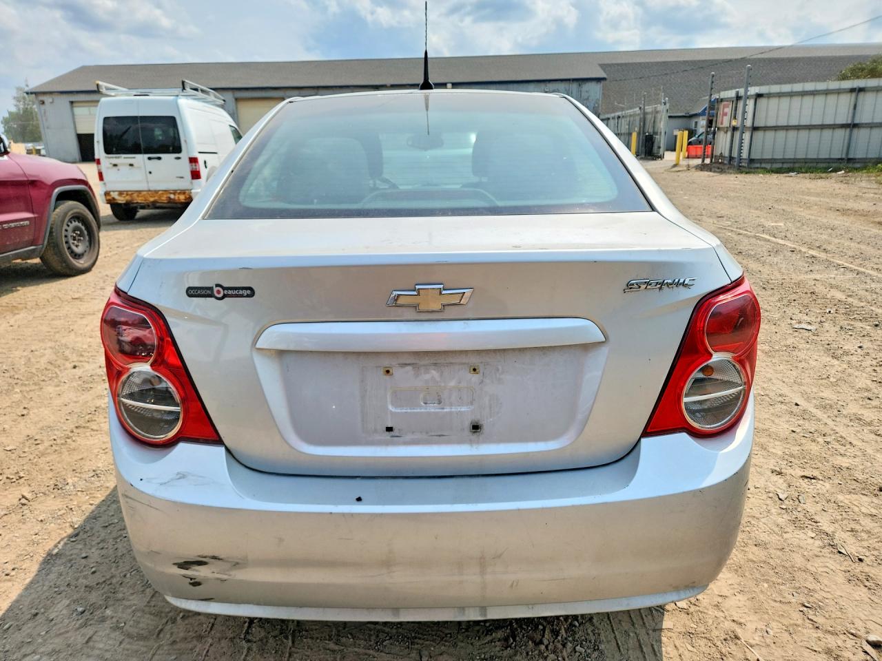 2013 Chevrolet Sonic Ls Silver vin: 1G1JA5EH1D4245846