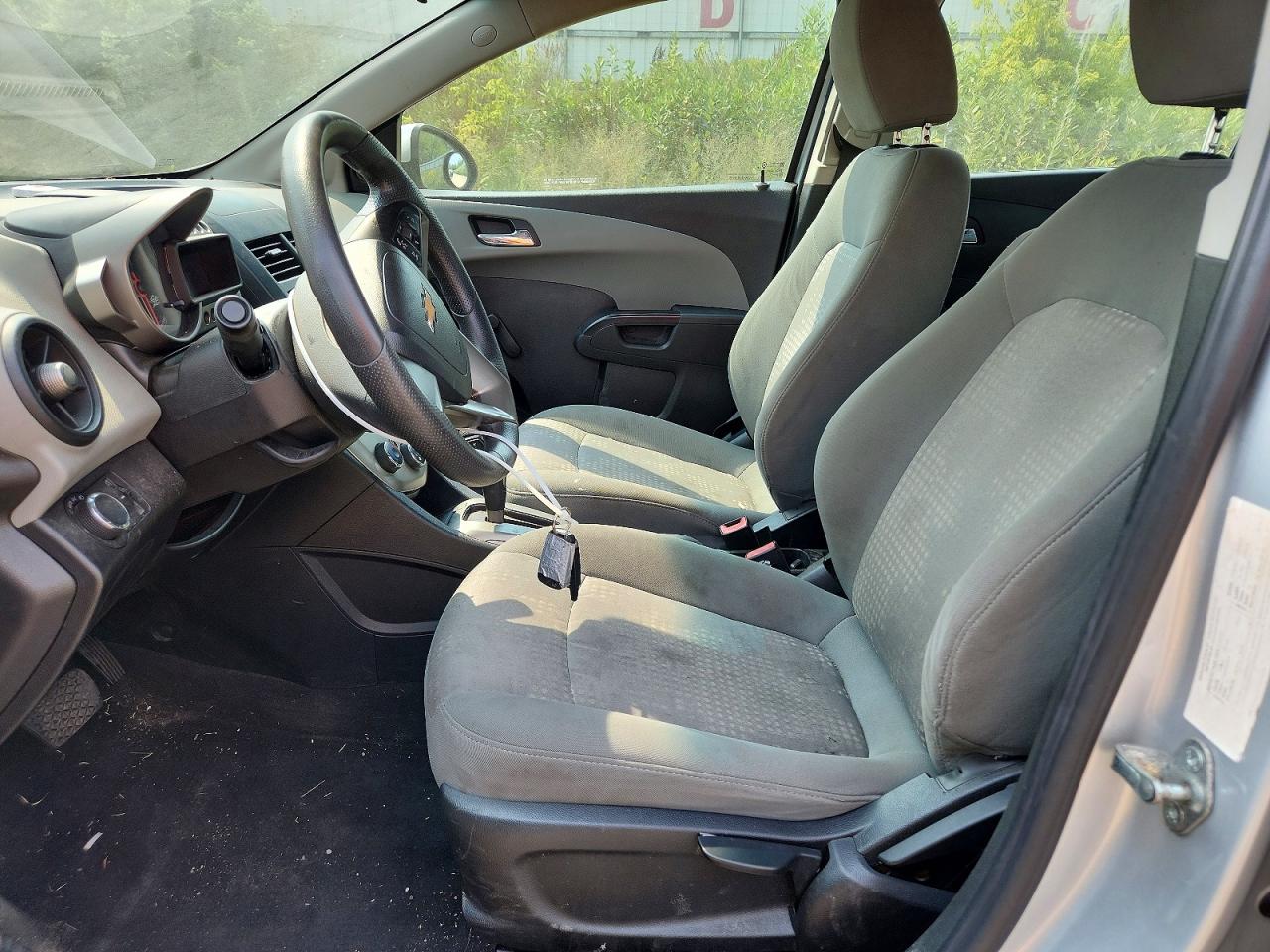 2013 Chevrolet Sonic Ls Silver vin: 1G1JA5EH1D4245846