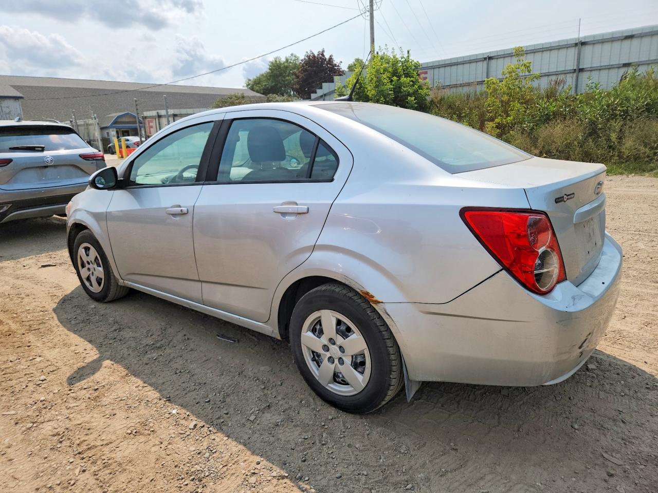 2013 Chevrolet Sonic Ls Silver vin: 1G1JA5EH1D4245846