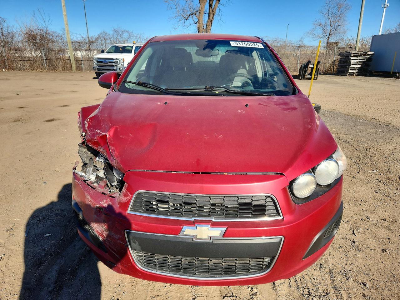 2012 Chevrolet Sonic Ls Red vin: 1G1JA5EH5C4120850
