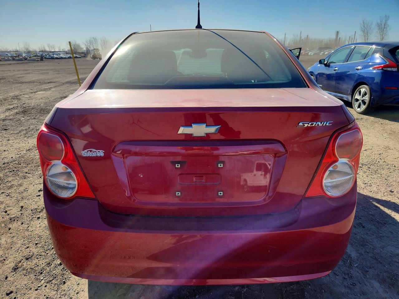 2012 Chevrolet Sonic Ls Red vin: 1G1JA5EH5C4120850