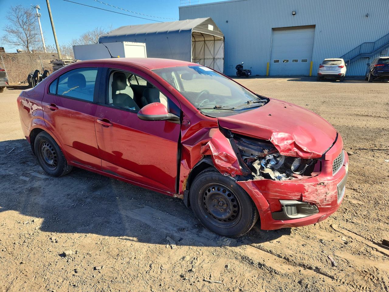 2012 Chevrolet Sonic Ls Red vin: 1G1JA5EH5C4120850