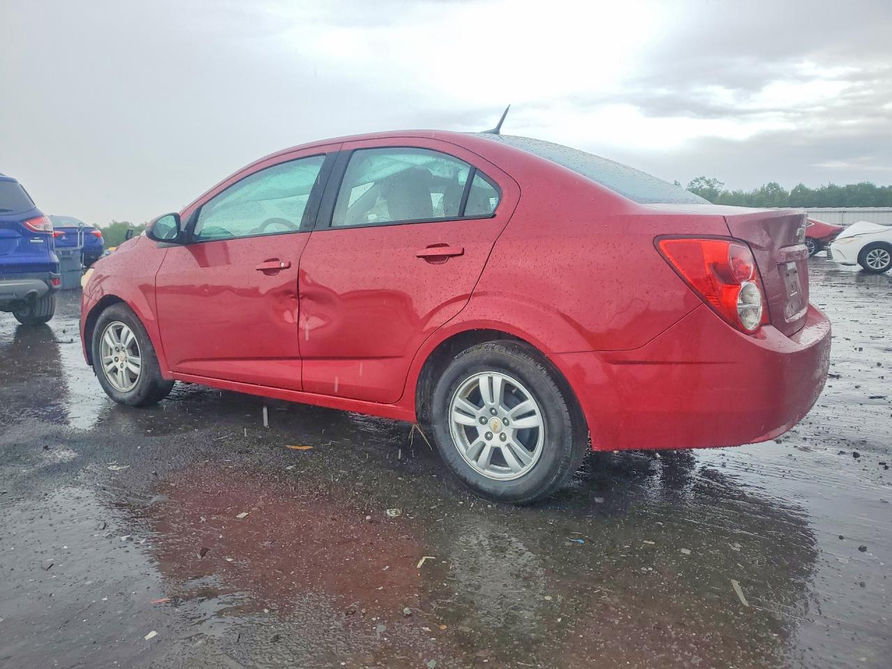 2012 Chevrolet Sonic Ls Burgundy vin: 1G1JA5SH0C4187036