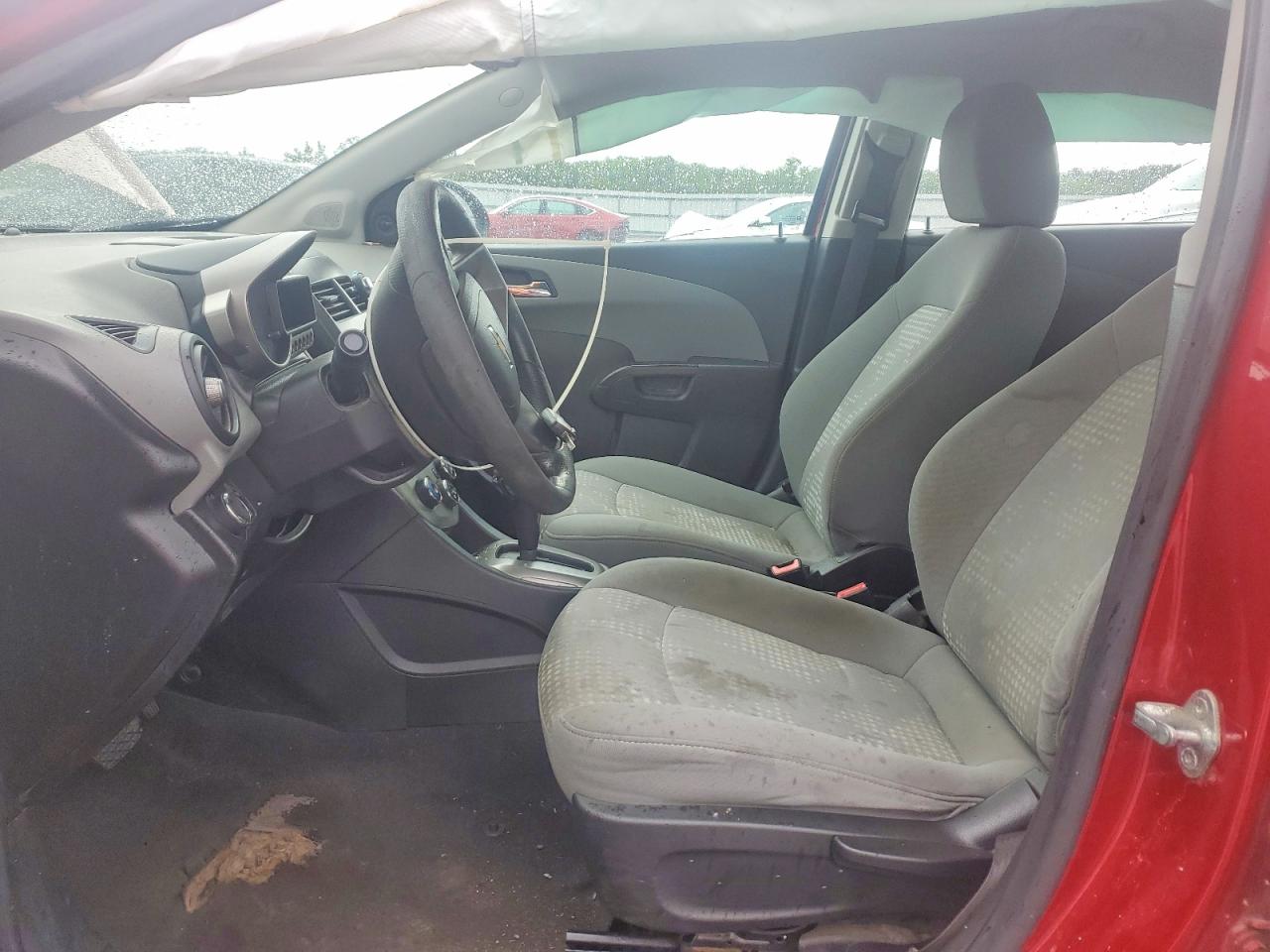 2012 Chevrolet Sonic Ls Burgundy vin: 1G1JA5SH0C4187036