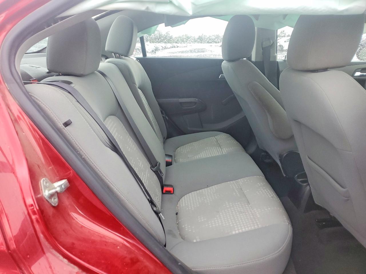 2012 Chevrolet Sonic Ls Burgundy vin: 1G1JA5SH0C4187036