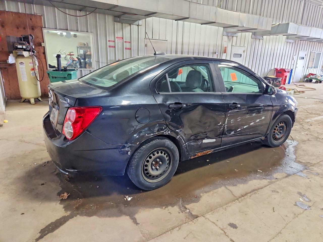 2015 Chevrolet Sonic Ls Black vin: 1G1JA5SH0F4159760