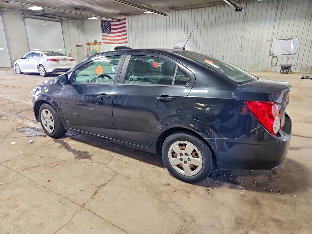 2015 Chevrolet Sonic Ls Black vin: 1G1JA5SH0F4159760