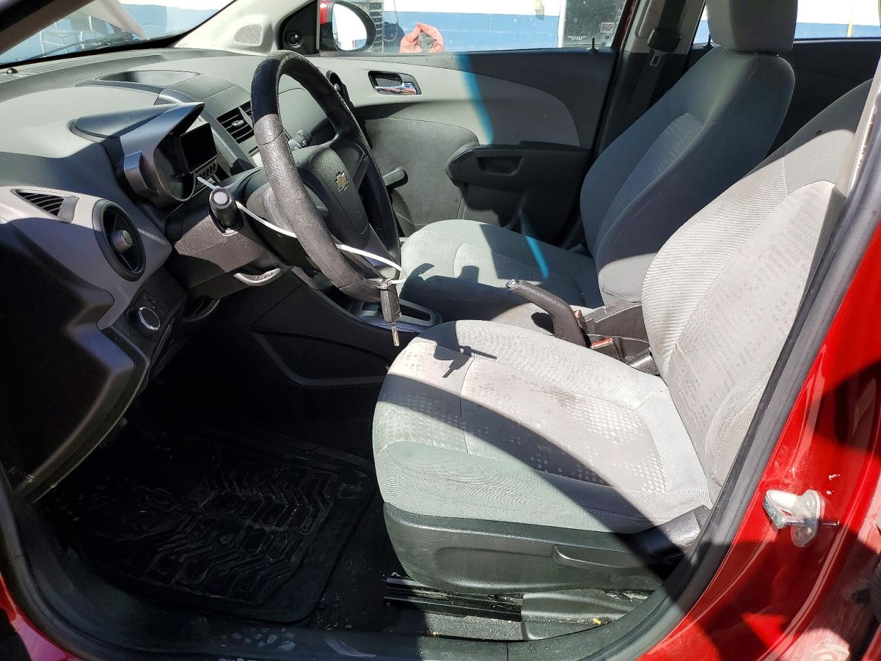 2012 Chevrolet Sonic Ls Red vin: 1G1JA5SH1C4121871