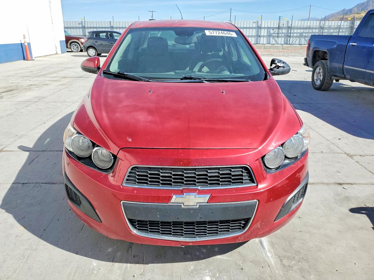 2012 Chevrolet Sonic Ls Red vin: 1G1JA5SH1C4121871