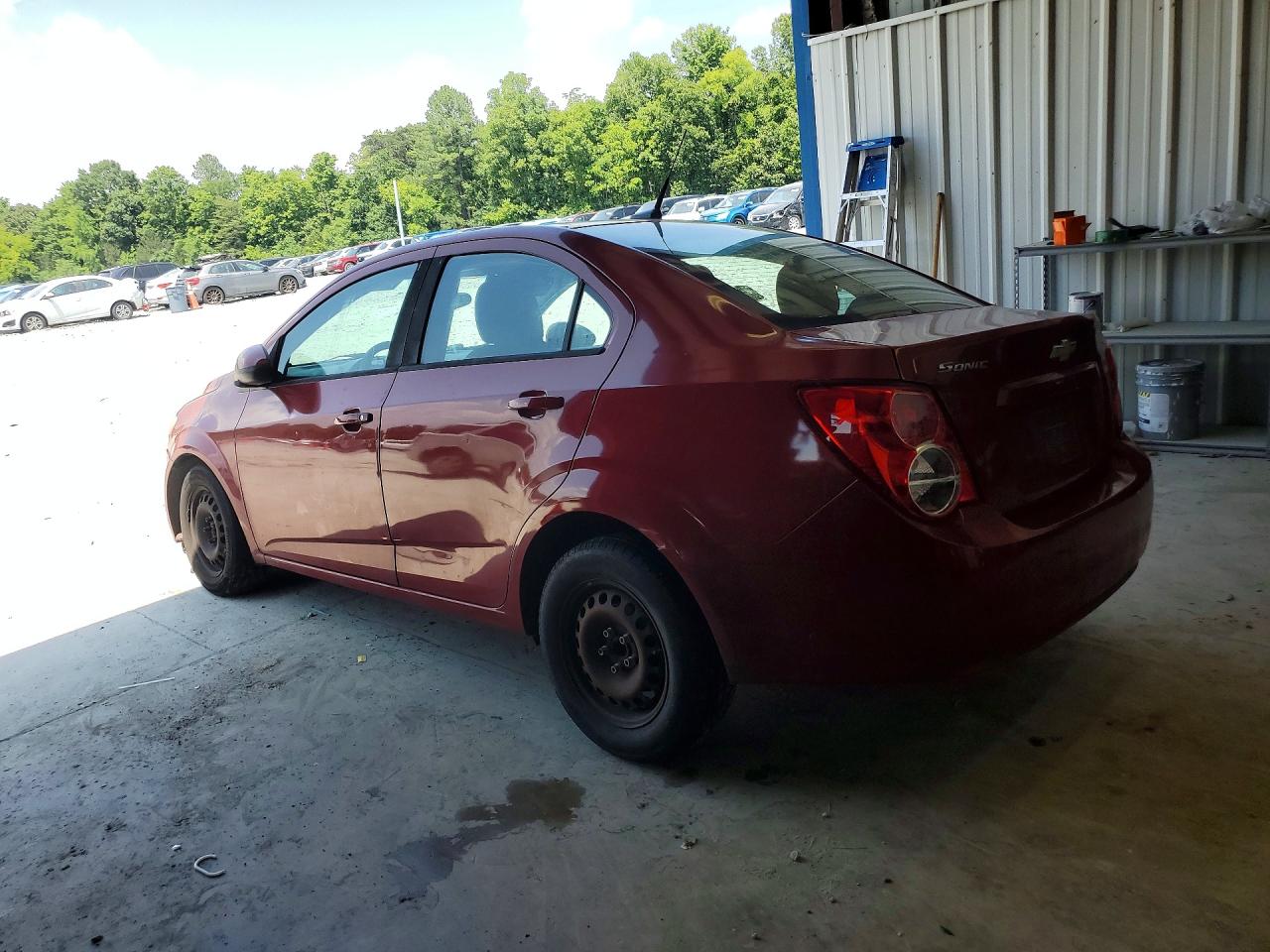 2014 Chevrolet Sonic Ls Red vin: 1G1JA5SH1E4154565
