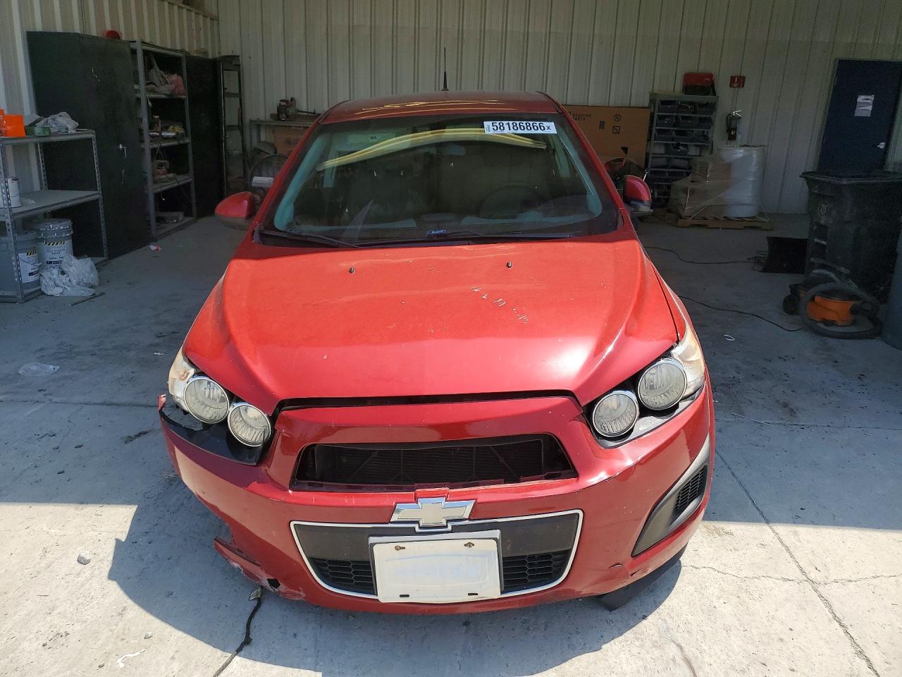 2014 Chevrolet Sonic Ls Red vin: 1G1JA5SH1E4154565
