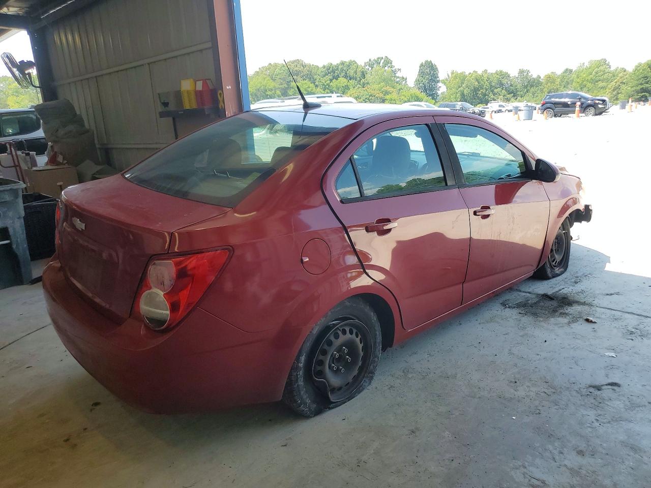2014 Chevrolet Sonic Ls Red vin: 1G1JA5SH1E4154565