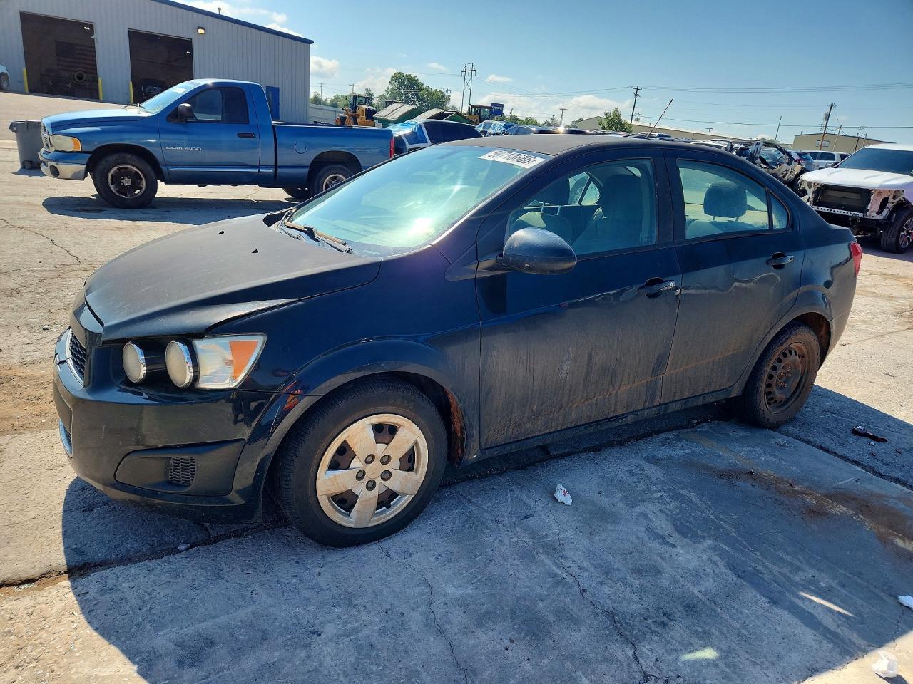 2015 Chevrolet Sonic Ls Black vin: 1G1JA5SH1F4131319