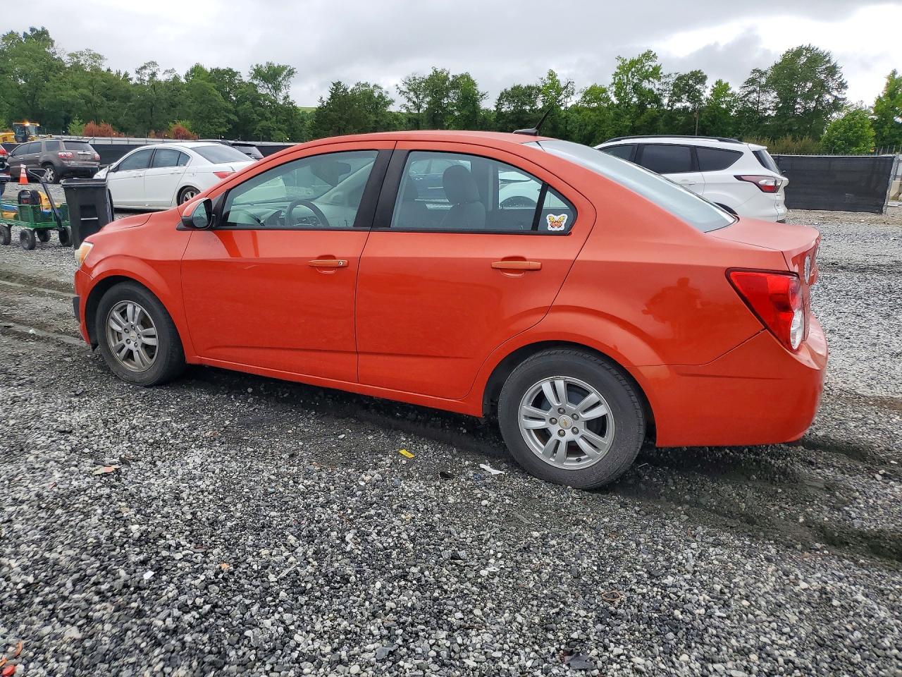 2012 Chevrolet Sonic Ls Orange vin: 1G1JA5SH2C4147914