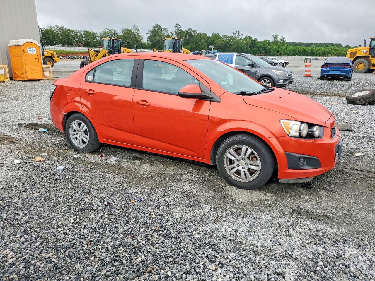 2012 Chevrolet Sonic Ls Orange vin: 1G1JA5SH2C4147914
