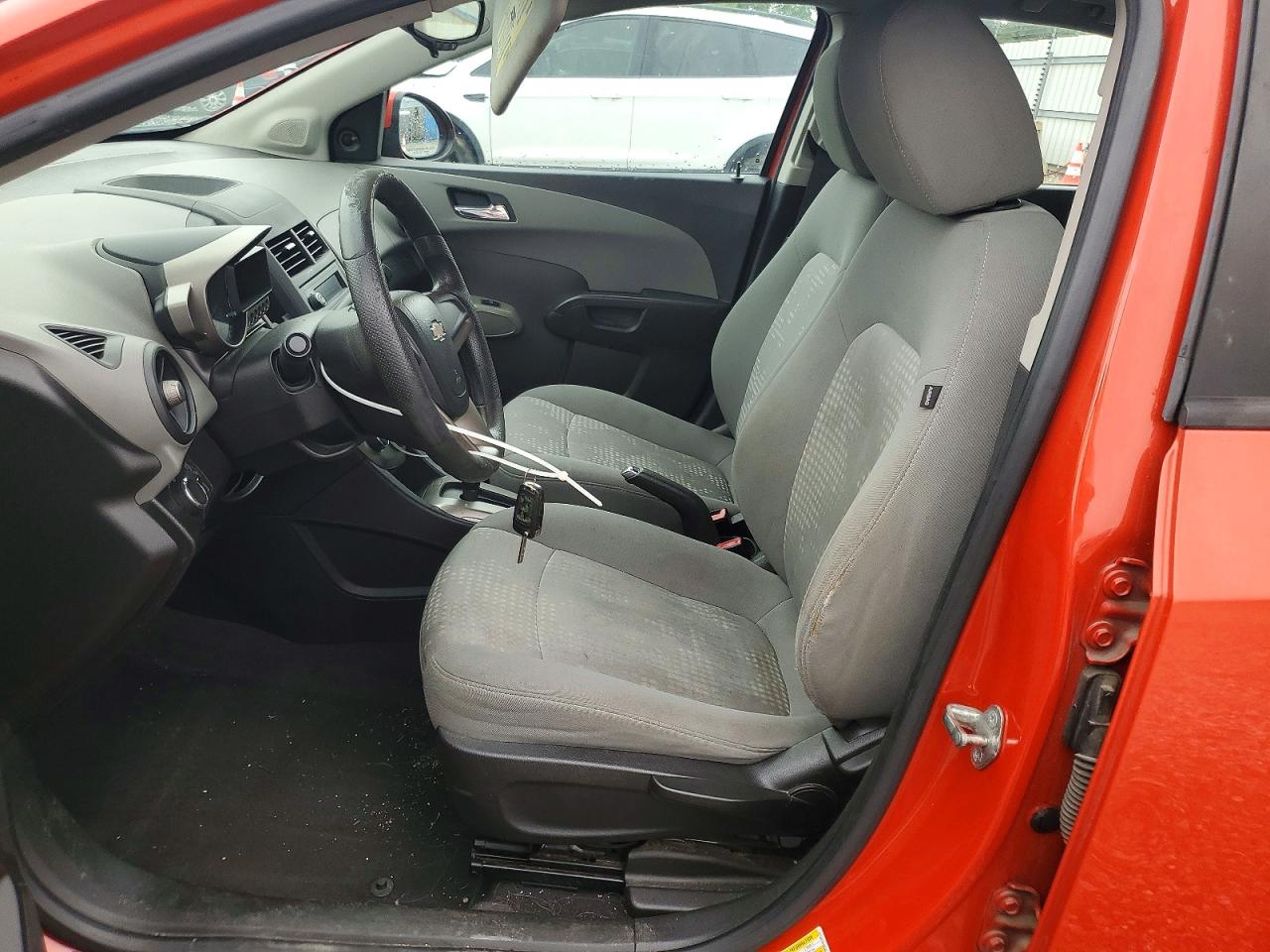 2012 Chevrolet Sonic Ls Orange vin: 1G1JA5SH2C4147914
