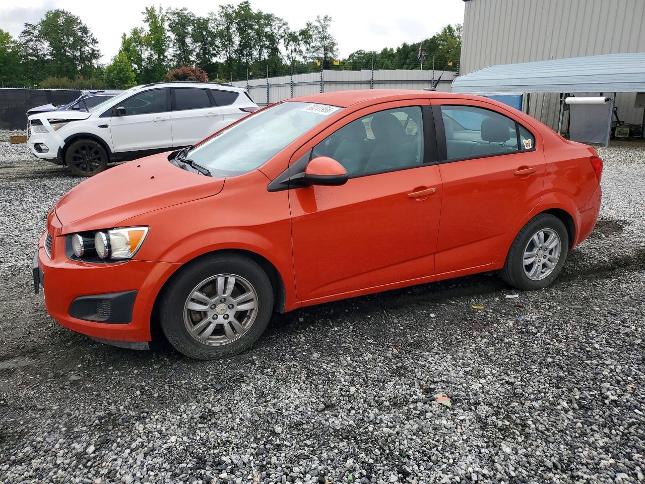 2012 Chevrolet Sonic Ls Orange vin: 1G1JA5SH2C4147914