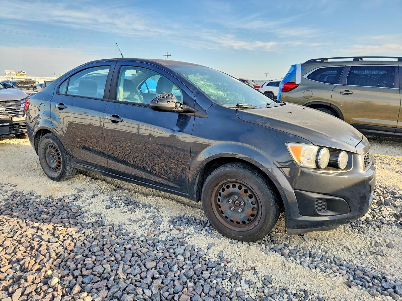 2014 Chevrolet Sonic Ls Gray vin: 1G1JA5SH2E4105164